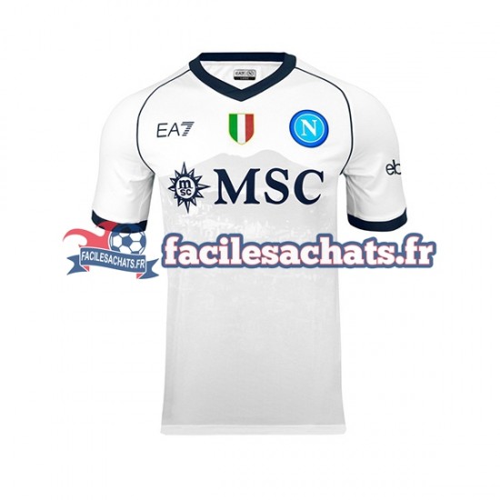 Maillot Naples Khvicha Kvaratskhelia 77 2023-2024 Extérieur Homme MC