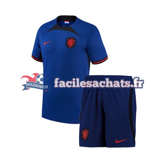 Maillot Pays-Bas World Cup 2022 Extérieur Enfant MC