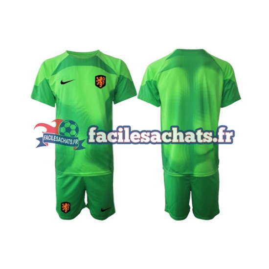 Maillot Pays-Bas World Cup 2022 Gardien Extérieur Enfant MC