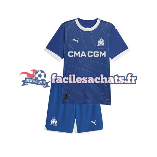 Maillot Olympique de Marseille 2023-2024 Extérieur Enfant MC