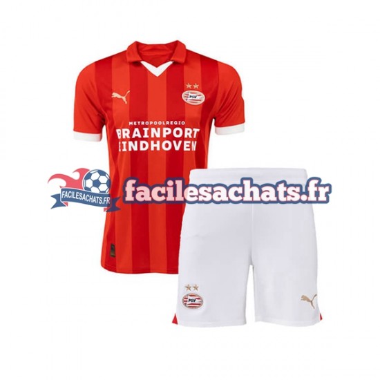 Maillot PSV Eindhoven 2023-2024 Domicile Enfant MC