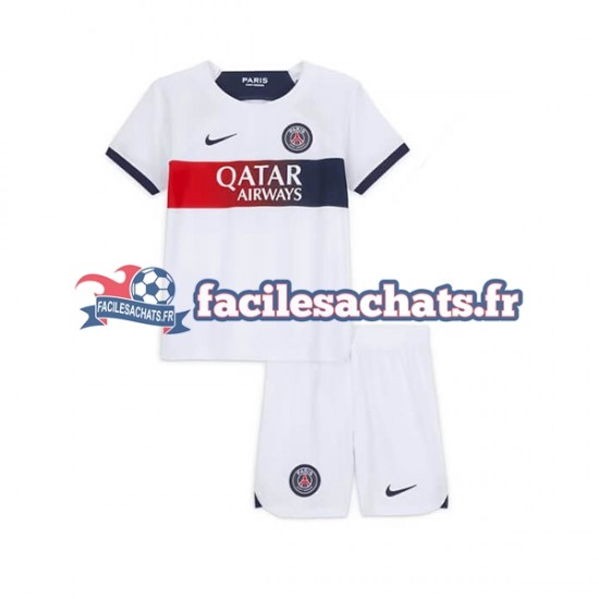 Maillot Paris Saint-Germain 2023-2024 Extérieur Enfant MC