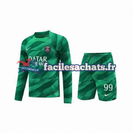 Maillot Paris Saint-Germain Donnarumma 99 2023-2024 Gardien Domicile Enfant ML