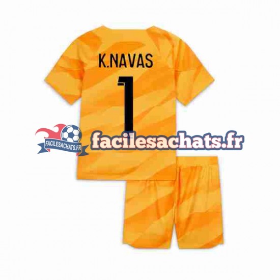 Maillot Paris Saint-Germain K.NAVAS 1 2023-2024 Gardien Extérieur Enfant MC