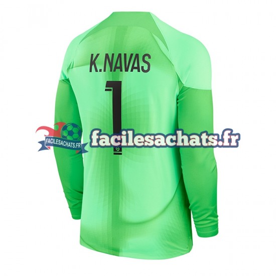 Maillot Paris Saint-Germain K.Navas 1 2022-2023 Gardien Domicile Homme ML