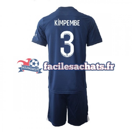 Maillot Paris Saint-Germain Kimpembe 3 2022-2023 Domicile Enfant MC