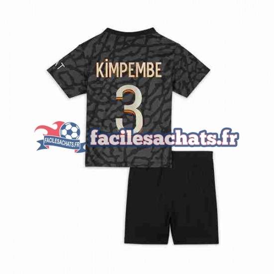 Maillot Paris Saint-Germain Kimpembe 3 2023-2024 3ème Enfant MC