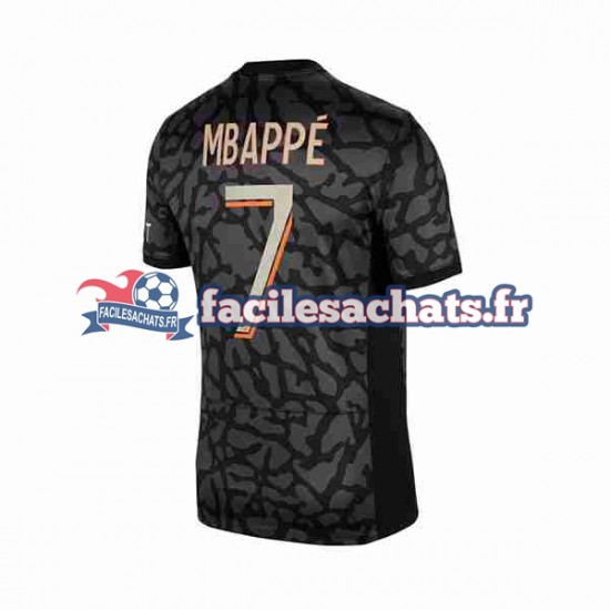 Maillot Paris Saint-Germain Kylian Mbappe 7 2023-2024 3ème Homme MC