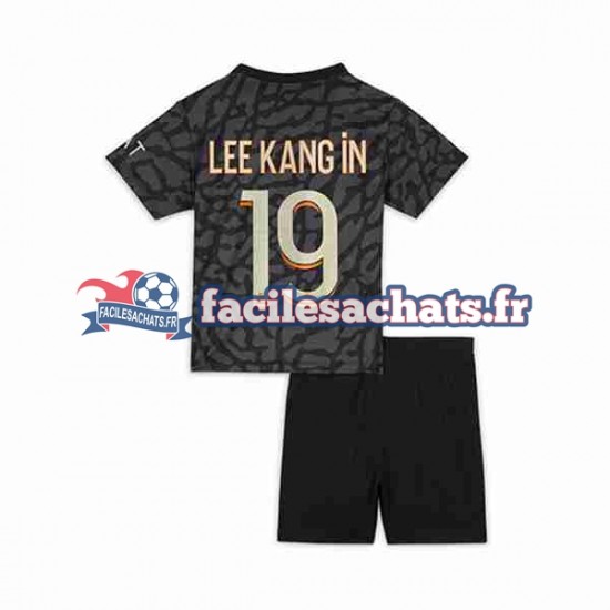 Maillot Paris Saint-Germain Lee Kang In 19 2023-2024 3ème Enfant MC