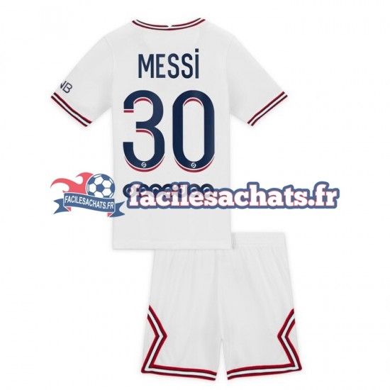 Maillot Paris Saint-Germain Lionel Messi 30 2021-2022 4ème Enfant MC