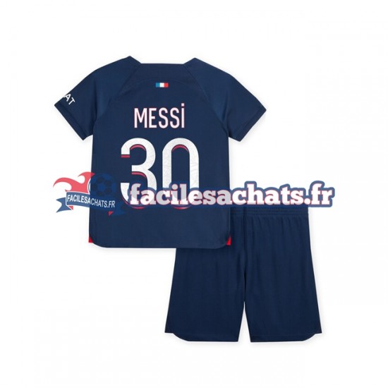 Maillot Paris Saint-Germain Lionel Messi 30 2023-2024 Domicile Enfant MC