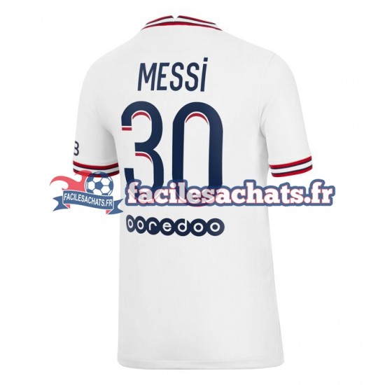 Maillot Paris Saint-Germain Lionel Messi 30 2021-2022 4ème Homme MC