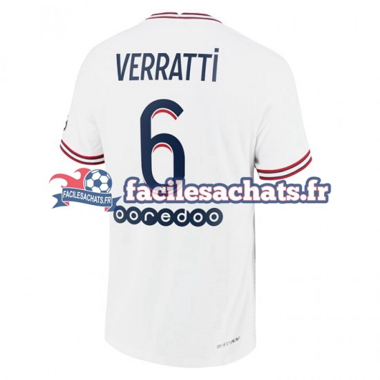 Maillot Paris Saint-Germain Marco Verratti 6 2021-2022 4ème Homme MC