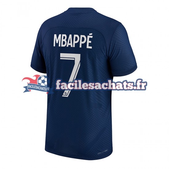 Maillot Paris Saint-Germain Mbappe 7 2022-2023 Domicile Homme MC