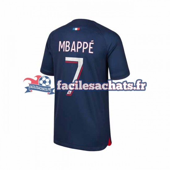 Maillot Paris Saint-Germain Mbappe 7 2023-2024 Domicile Homme MC