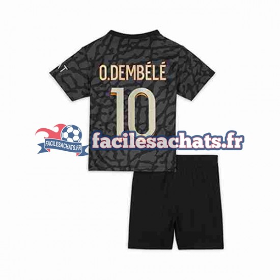 Maillot Paris Saint-Germain O.Dembele 10 2023-2024 3ème Enfant MC