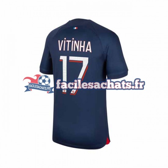 Maillot Paris Saint-Germain Vitinha 17 2023-2024 Domicile Homme MC