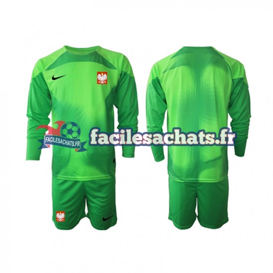 Maillot Pologne World Cup 2022 Gardien Domicile Enfant ML