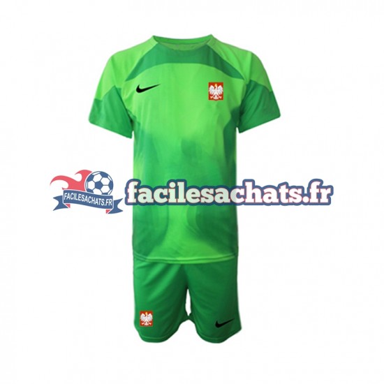 Maillot Pologne World Cup 2022 Gardien Domicile Enfant MC