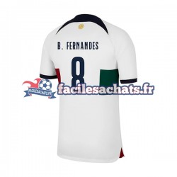 Maillot Portugal B.Fernandes 8 World Cup 2022 Extérieur Homme MC