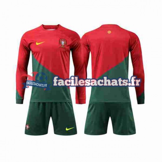 Maillot Portugal World Cup 2022 Domicile Enfant ML