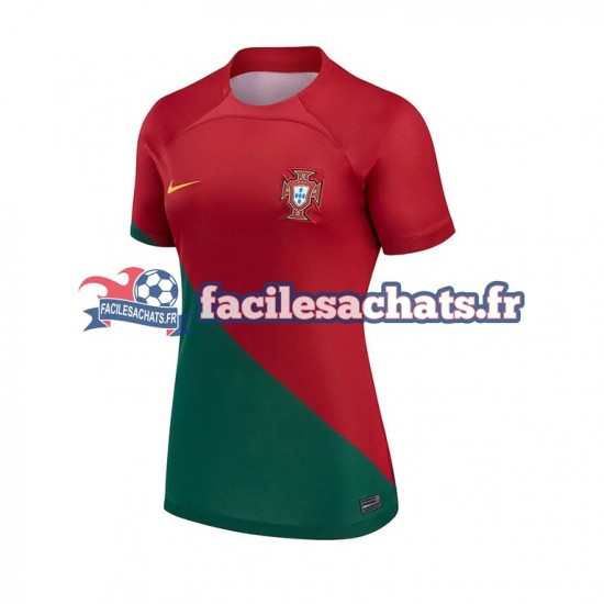 Maillot Portugal World Cup 2022 Domicile Femme MC