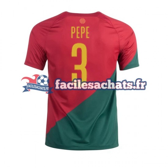 Maillot Portugal PEPE 3 World Cup 2022 Domicile Homme MC