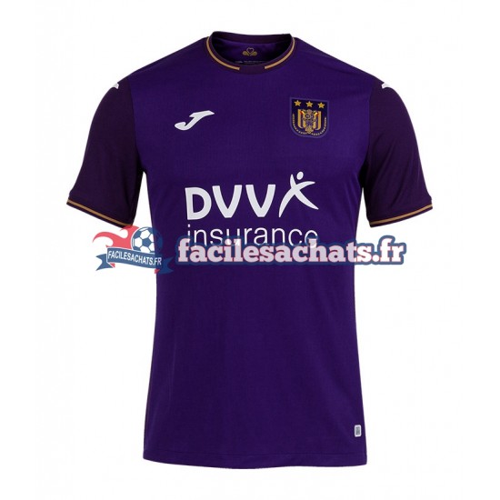 Maillot RSC Anderlecht 2021-2022 Domicile Homme MC