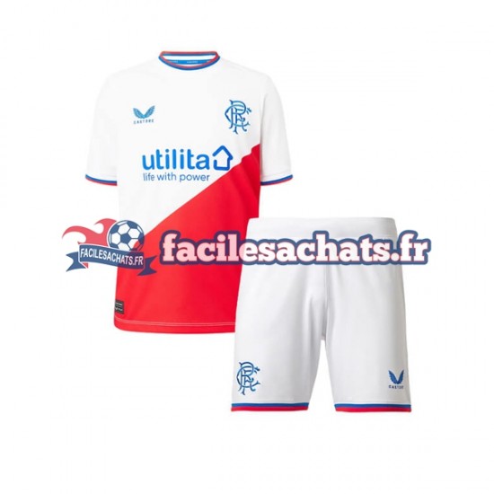 Maillot Rangers 2022-2023 Extérieur Enfant MC