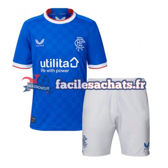 Maillot Rangers 2022-2023 Domicile Enfant MC