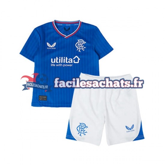 Maillot Rangers 2023-2024 Domicile Enfant MC