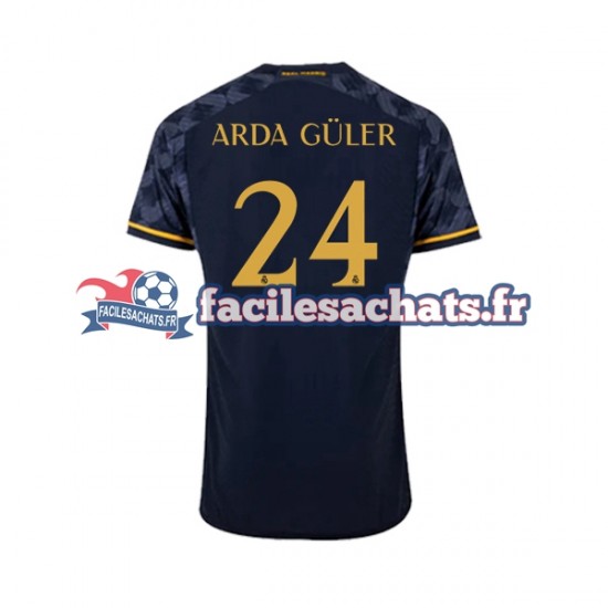 Maillot Real Madrid Arda Guler 24 2023-2024 Extérieur Homme MC