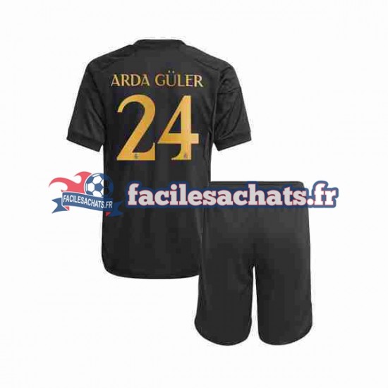 Maillot Real Madrid Arda Guler 24 2023-2024 3ème Enfant MC