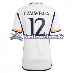 Maillot Real Madrid Camavinga 12 2023-2024 Domicile Homme MC