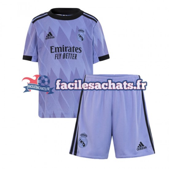 Maillot Real Madrid 2022-2023 Extérieur Enfant MC