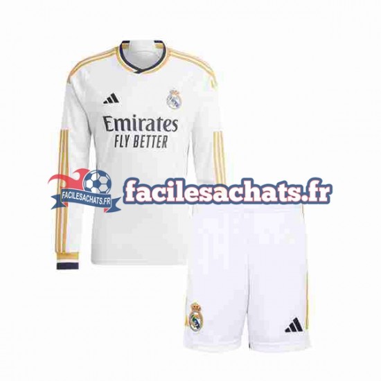 Maillot Real Madrid 2023-2024 Domicile Enfant ML