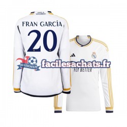 Maillot Real Madrid Fran Garcia 20 2023-2024 Domicile Homme ML