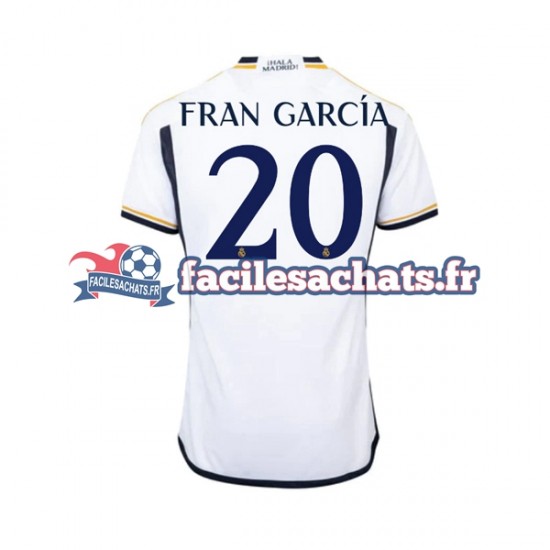 Maillot Real Madrid Fran Garcia 20 2023-2024 Domicile Homme MC