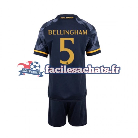 Maillot Real Madrid Jude Bellingham 5 2023-2024 Extérieur Enfant MC