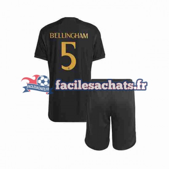 Maillot Real Madrid Jude Bellingham 5 2023-2024 3ème Enfant MC