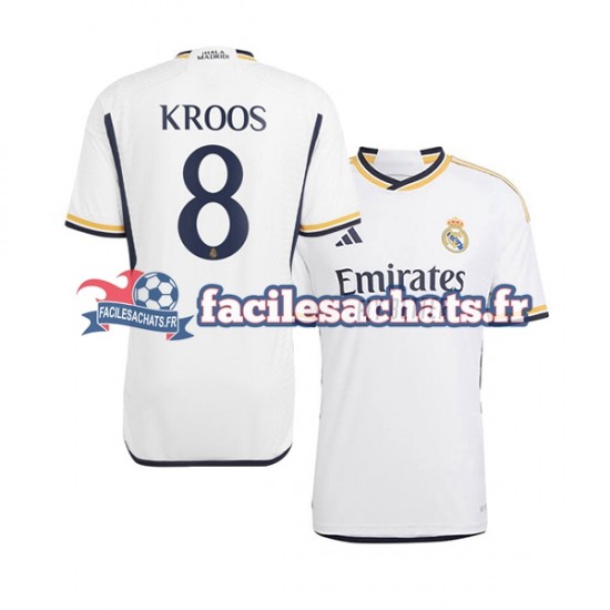 Maillot Real Madrid Kroos 8 2023-2024 Domicile Homme MC