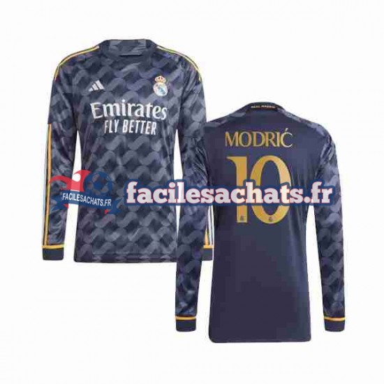 Maillot Real Madrid Luka Modric 10 2023-2024 Extérieur Homme ML