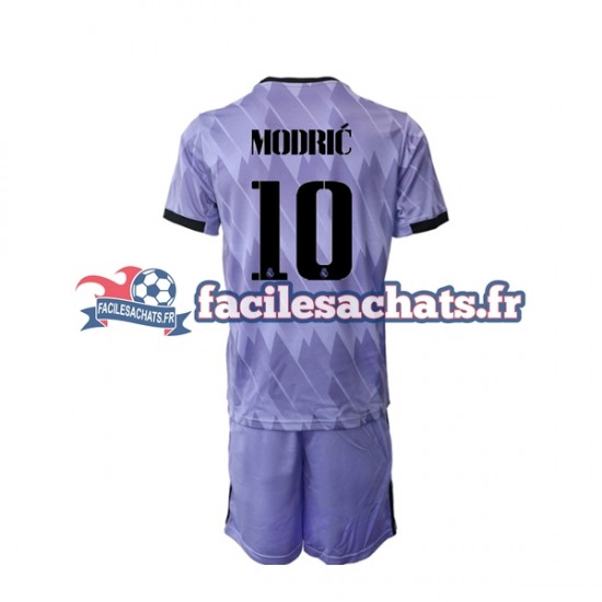 Maillot Real Madrid Luka Modric 10 2022-2023 Extérieur Enfant MC