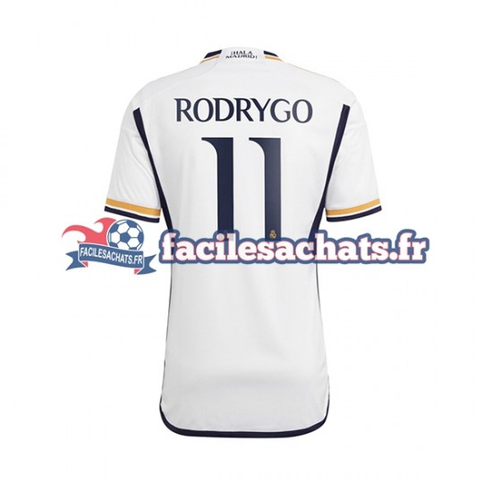 Maillot Real Madrid Rodrygo Goes 11 2023-2024 Domicile Homme MC