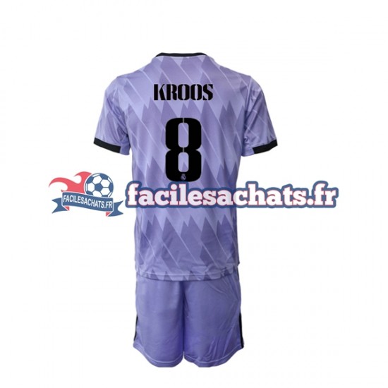 Maillot Real Madrid Toni Kroos 8 2022-2023 Extérieur Enfant MC