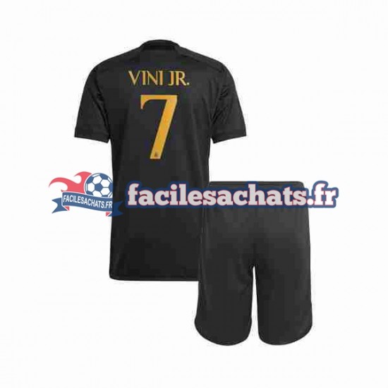 Maillot Real Madrid Vini Jr 7 2023-2024 3ème Enfant MC