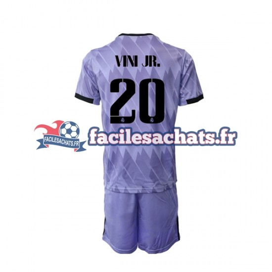 Maillot Real Madrid Vinicius Junior 20 2022-2023 Extérieur Enfant MC