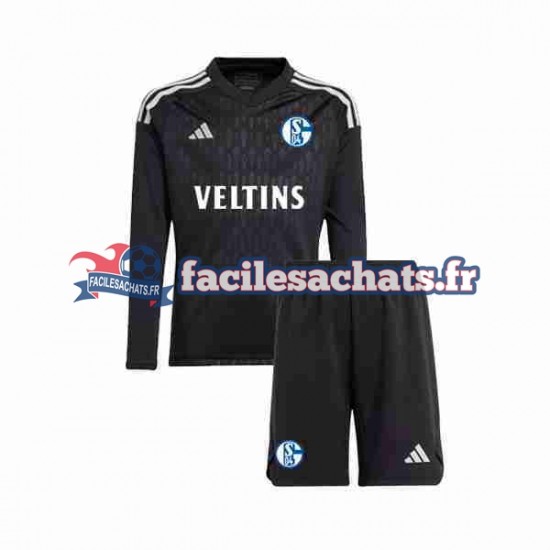 Maillot Schalke 04 2023-2024 Gardien Extérieur Enfant ML