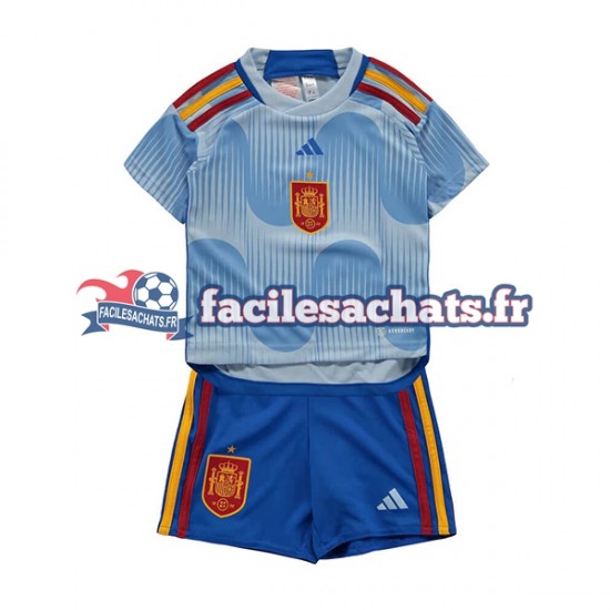 Maillot Espagne World Cup 2022 Extérieur Enfant MC