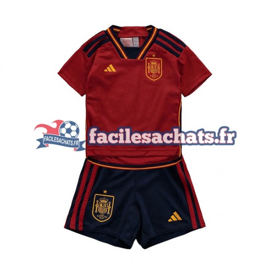 Maillot Espagne World Cup 2022 Domicile Enfant MC